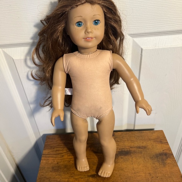 American Girl Saige Copeland Freckles 18 inch Doll Nude 2013 READ - Picture 2 of 7